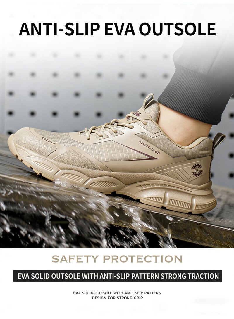 Sky View Wide Work Boots for Men/women Composite Toe Safety Work Shoes Slip-Resistant Work footwear, Waterproof,Lightweight, anti puncture, industrial,factory shoes - Image 4